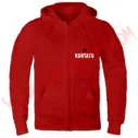 Sudadera Cremallera Kortatu (Roja)