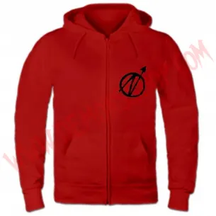 Sudadera Cremallera MCD (Roja) 2