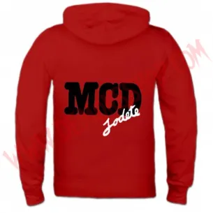 Sudadera Cremallera MCD (Roja)