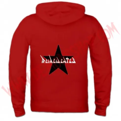 Sudadera Cremallera Reincidentes (Roja)