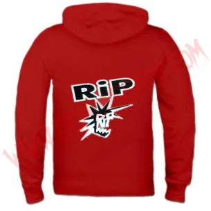 Sudadera Cremallera RIP (Roja)