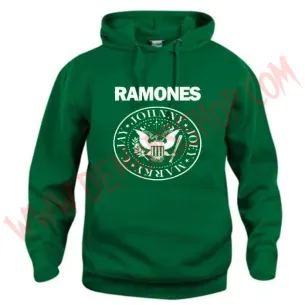 Sudadera Ramones Verde