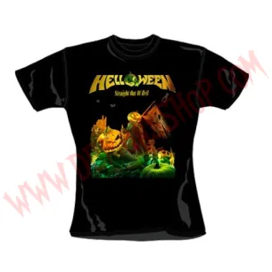 Camiseta Chica MC Helloween