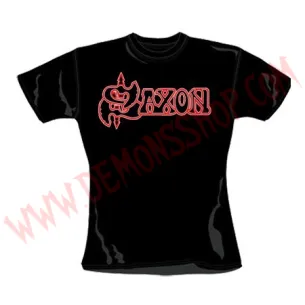 Camiseta Chica MC Saxon