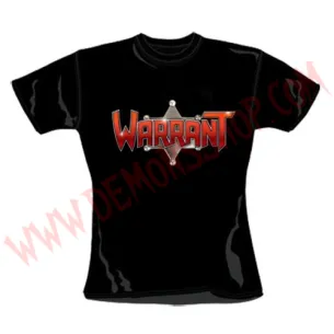 Camiseta Chica MC Warrant