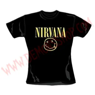 Camiseta Chica MC Nirvana