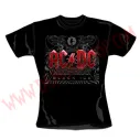 Camiseta Chica MC Ac Dc