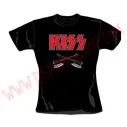 Camiseta Chica MC Kiss