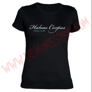 Camiseta Chica MC Habeas Corpus