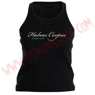 Camiseta Chica Tirantes Habeas Corpus