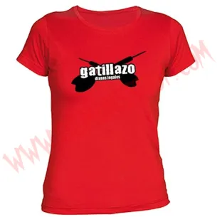 Camiseta Chica MC Gatillazo