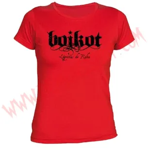 Camiseta Chica MC Boikot