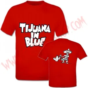 Camiseta MC Tijuana In Blue (Roja)