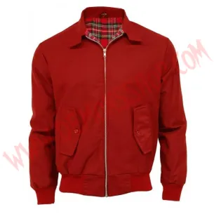 Chaqueta Harrington Roja