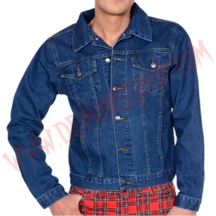 Chaqueta Vaquero Azul Stonewash