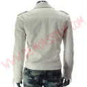 Chaqueta Cruzada Tworack Blanca