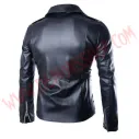 Chaqueta Cruzada MotorBiker Negra