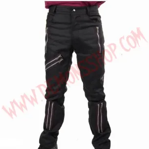 Pantalon Punk Zip Negro