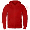 Sudadera Cremallera Estrella Negra (Roja)