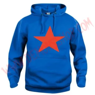 Sudadera Estrella Roja (Azul)
