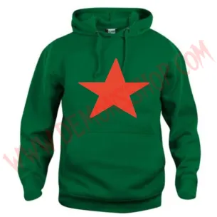 Sudadera Estrella Roja (Verde)
