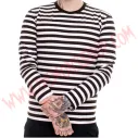 Camiseta ML Rayas Negras y Blancas