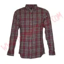 Camisa ML Brushed Flannel Cuadros Granate