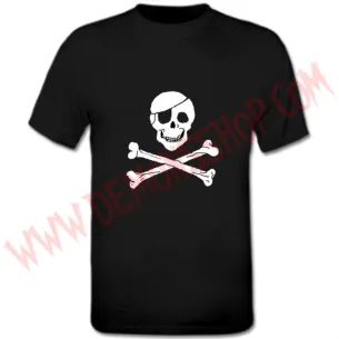 Camiseta MC Calavera Parche