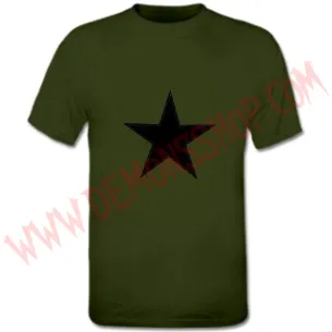 Camiseta MC Estrella Negra (Kaki)