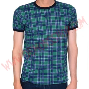 Camiseta MC Tartan Verde