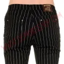 Pantalon Elastico Pitillo Pinstriped