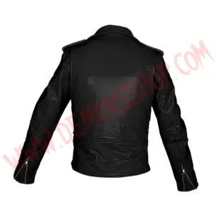 Chaqueta Mujer Clasica de Cuero 2