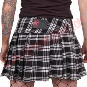 Minifalda Tartan White 2 Strap 2