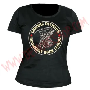 Camiseta Chica MC Chrome Division