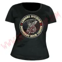 Camiseta Chica MC Chrome Division
