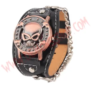 Muñequera Reloj Skull