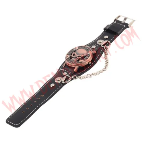Muñequera Reloj Skull
