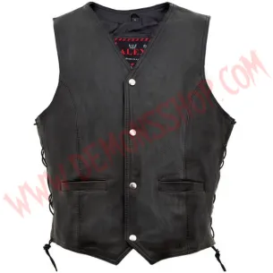 Chaleco de Cuero Motorcycle Aguila 2