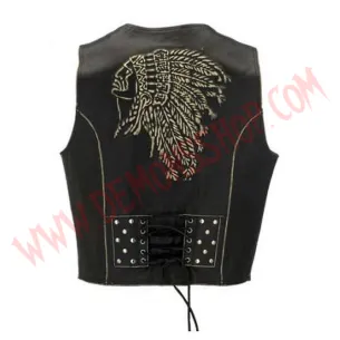 Chaleco de Cuero Indio Ruboff