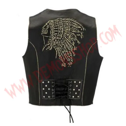 Chaleco de Cuero Indio Ruboff