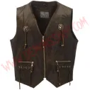 Chaleco de Cuero Indio Waxy