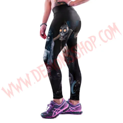 Leggings Novia Cadaver (Negro)