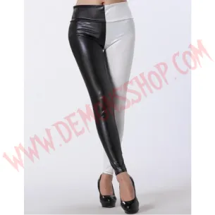 Leggings Patchwork White