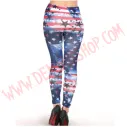 Leggings American Flag Tie Dye