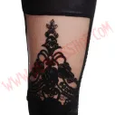 Leggings LaceUp Gothic