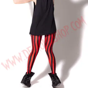 Leggings Rayas Rojas 2