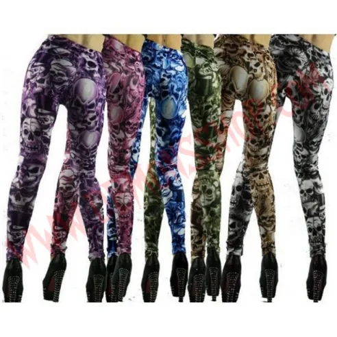 Leggings Skull Negro