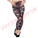 Leggings Pink Skull