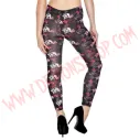 Leggings Pink Skull