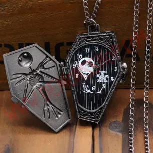 Reloj Pesadilla Antes de Navidad Ataud negro 2